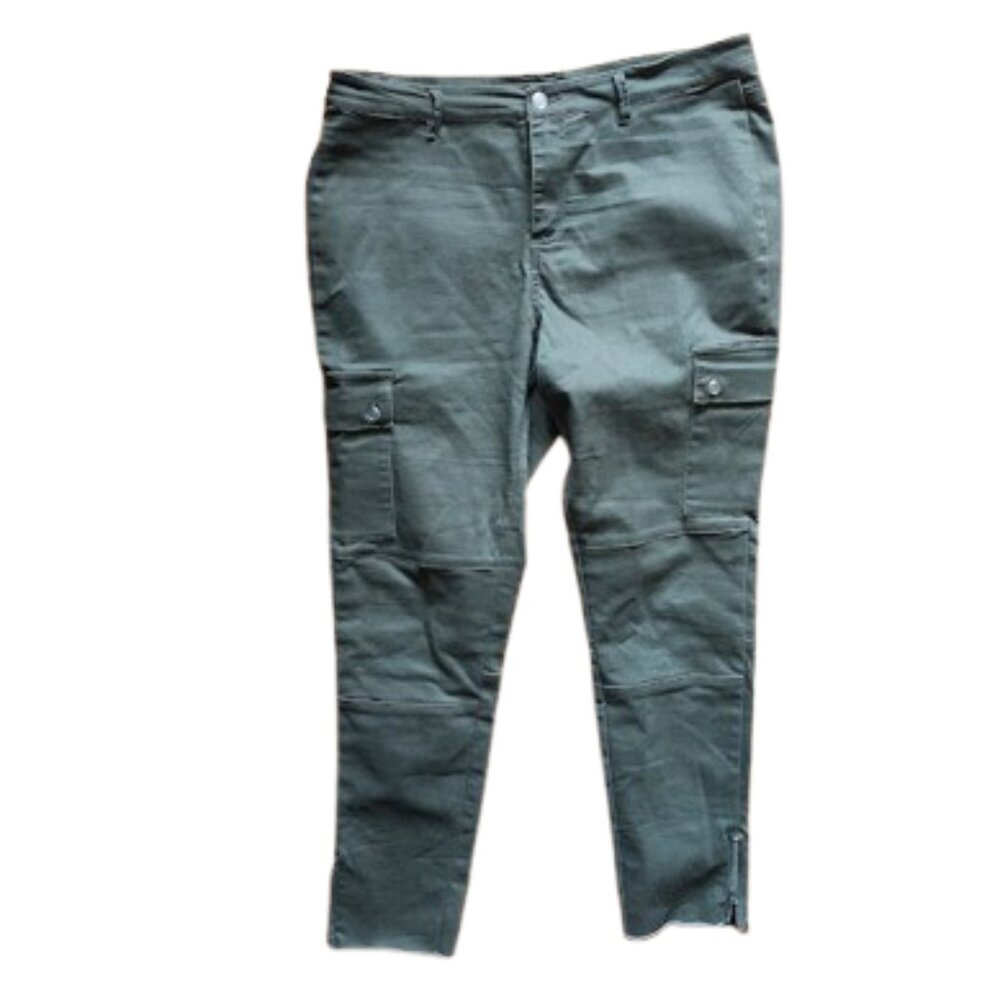 Khaki Army Green Cargo Combat Pants Size 12